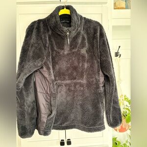 The North Face Black Fleece Quarterzip Jacket Womans LG
